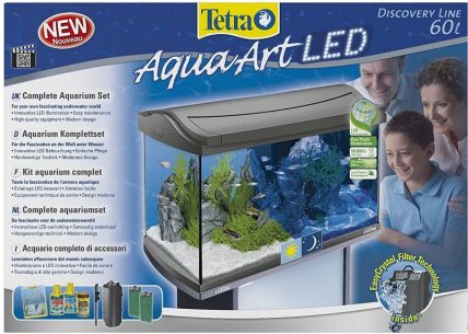 kit acuario completo tetra aquaart led