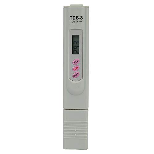 Goobuy Gasea Probador de Calidad del Agua, Medidor Digital de Calidad del Agua Medidor Digital, Medidor de Prueba de Calidad del Agua para Agua Potable, Hidroponía, Piscinas y Spas