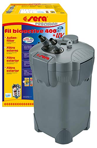 Sera Fil Bioactive Filtro Externo para Acuario con lámpara UV-C de 5 W integrada Que Reduce el Crecimiento de patógenos, parásitos y Algas