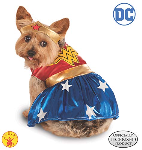 Disfraz de Wonder Woman para perrita