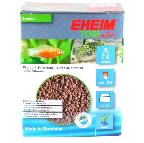 Turba para filtros de acuario