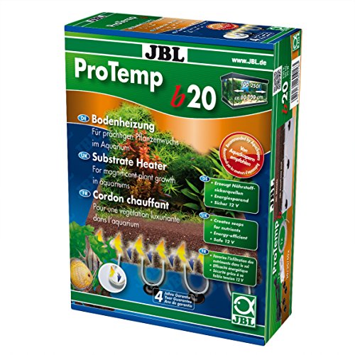 JBL ProTemp B20 - Calefactor de Suelo para acuarios de Agua Dulce y Salada, 100-250 litros